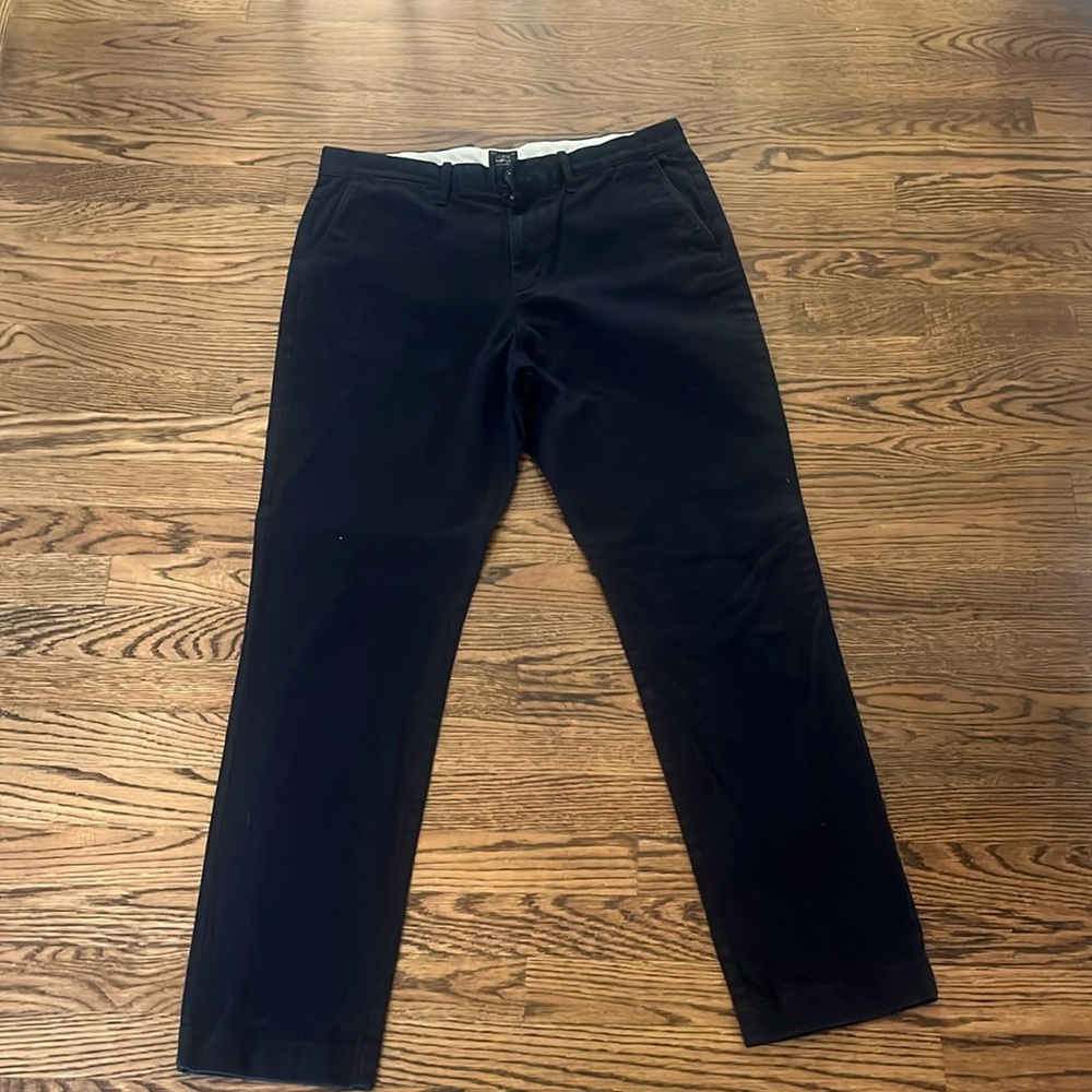 JCrew 770 Straight Stretch Chinos Navy W34 L32